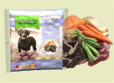 Natures Menu: 60/40 Tripe Chicken-Heart Liver Salmon Veg & Brown Rice Nuggets 1kg