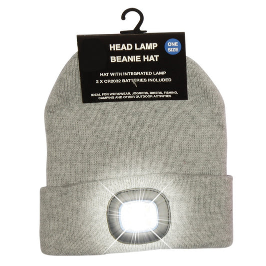 Otterdene Ladies Hat With Light: Grey