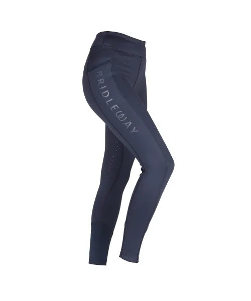 Bridleway Neve Young Rider Winter Riding Tights Navy