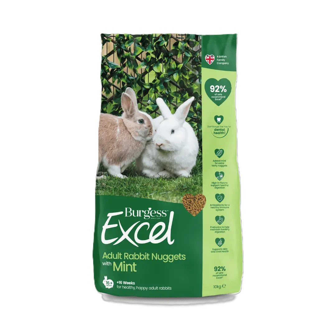Burgess Excel: Adult Rabbit Nuggets With Mint 1.5kg