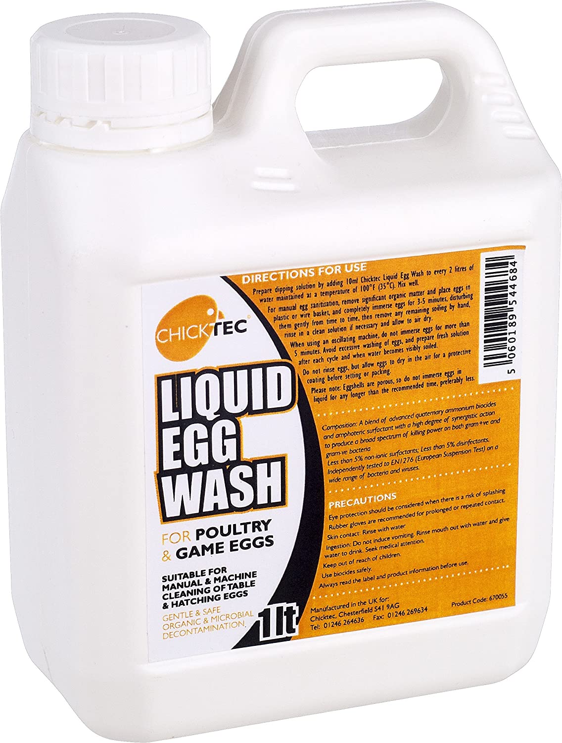 Chicktec: Egg Wash Liquid 1ltr