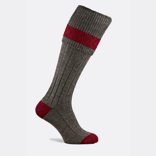 Pennine Byron Derby Tweed Sock Med