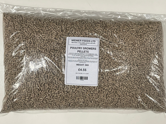 Widmer: Growers Pellets (Poultry Only) 3kg