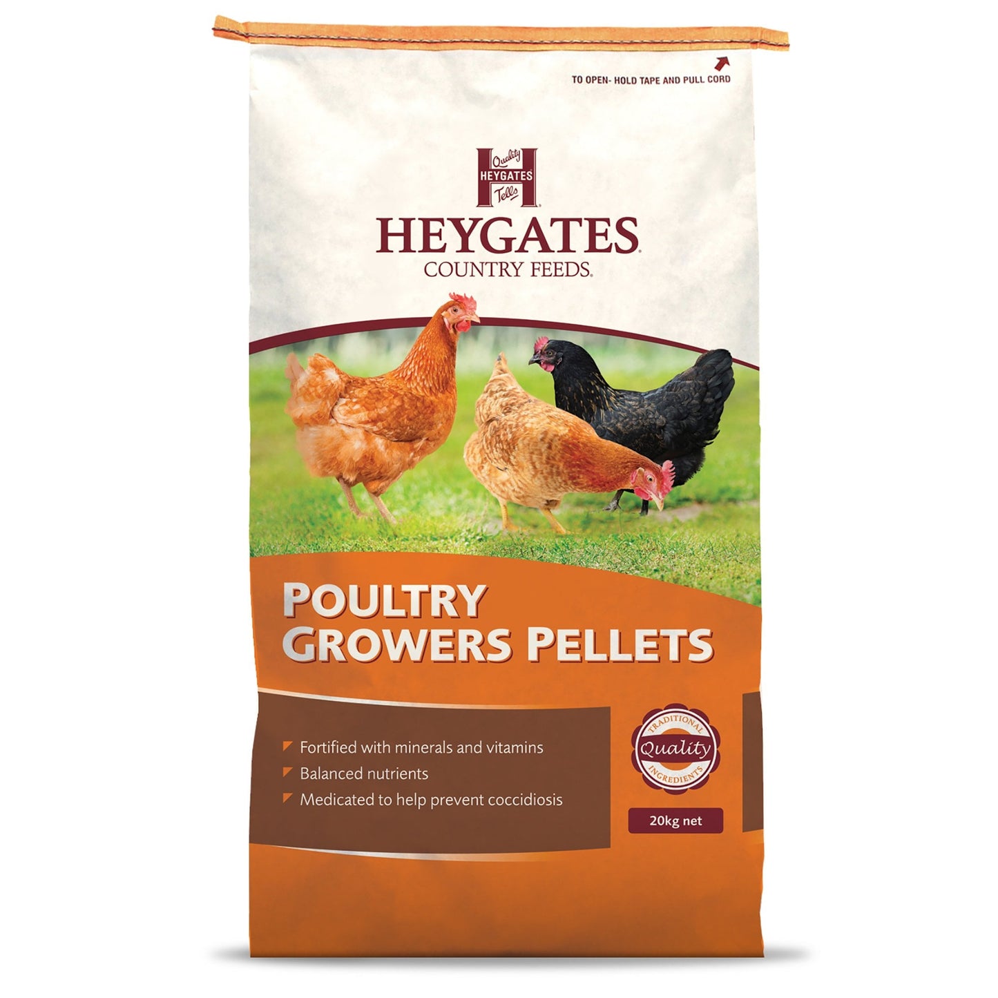 Heygates: Growers Pellets (Poultry Only) 20kg