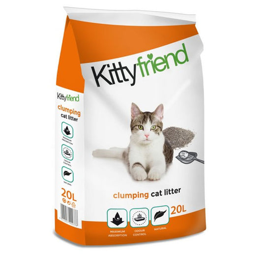 Kittyfriend: Clumping Cat Litter 20ltr