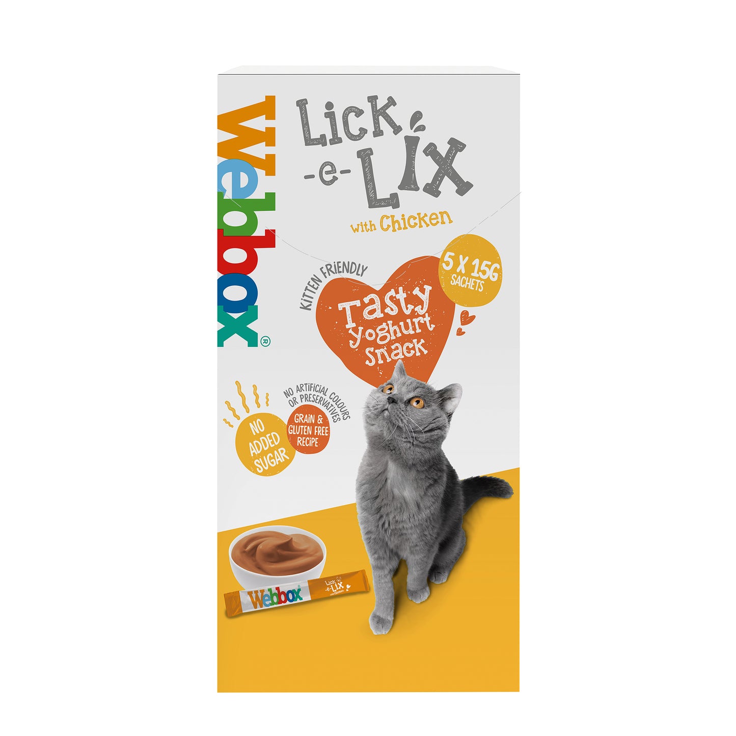 Webbox: Cats Delight Lick-e-licks Chicken 5's