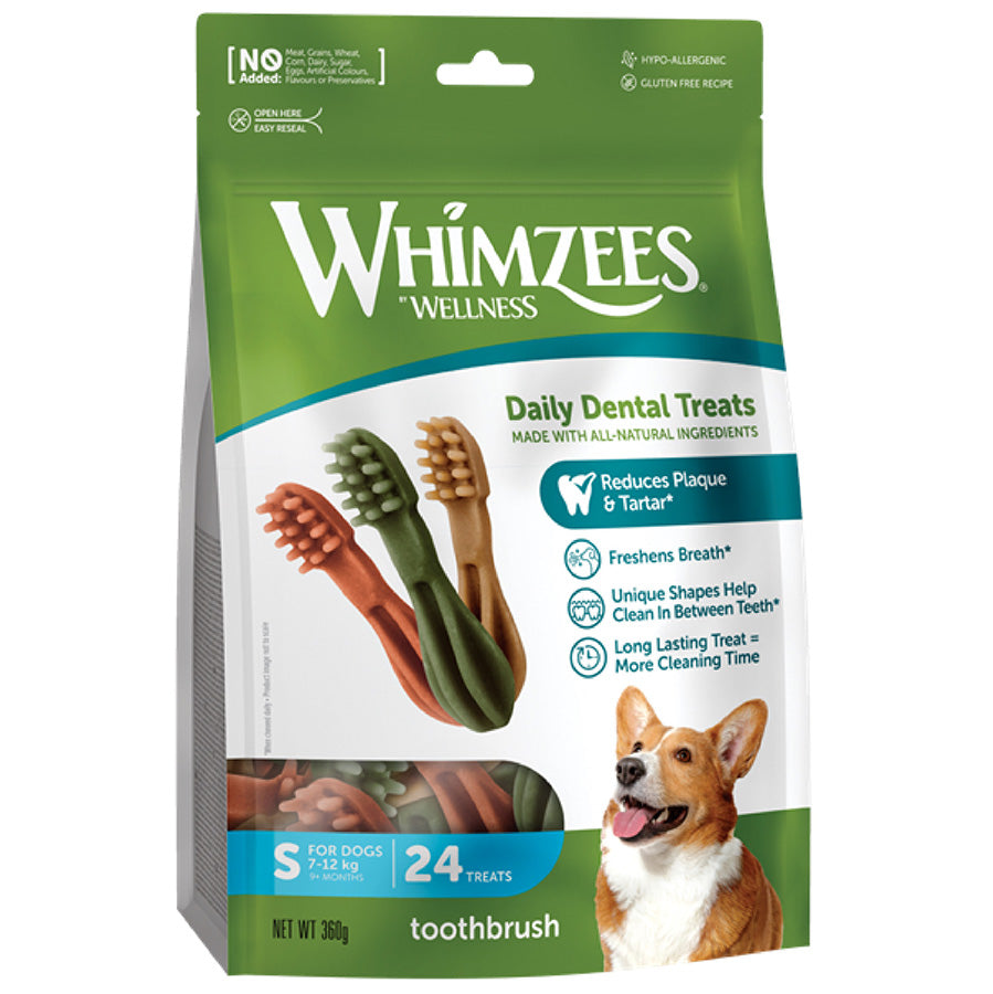 Whimzees: Toothbrush Star Small 24's
