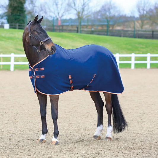 Bridleway Fleece Rug Navy