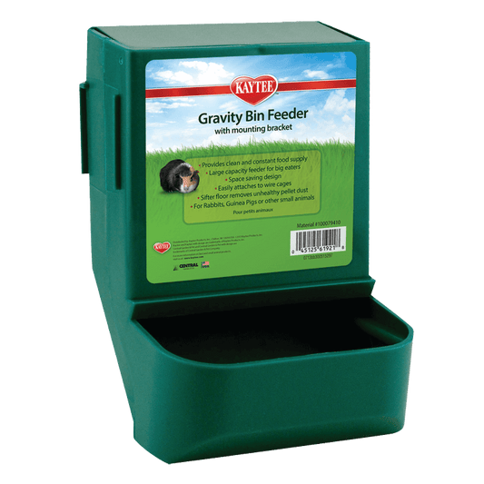 Kaytee: Gravity Bin Feeder With Bracket