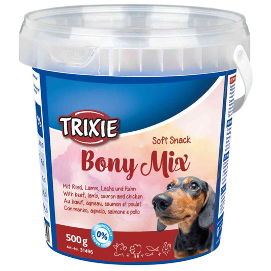 Trixie: Soft Snack Bony Mix 500gm