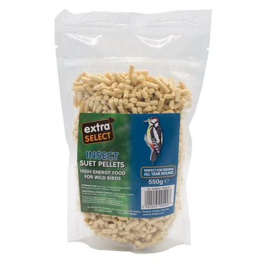 Extra Select: Hi Energy Suet & Insect Pellets 550gm