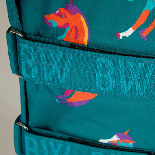 Bridleway Ontario 100g Combo Rug Teal Horse