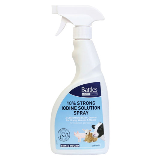 Battles Strong 10% Iodine Spray: 500ml