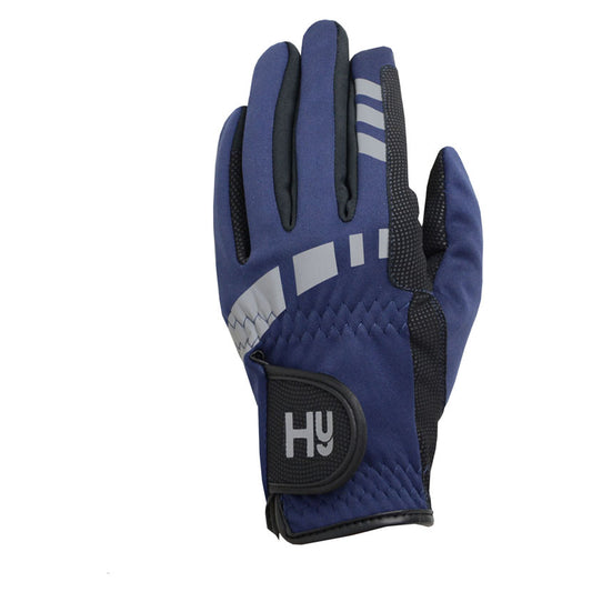 Hy5 Extreme Reflective Softshell Gloves Navy