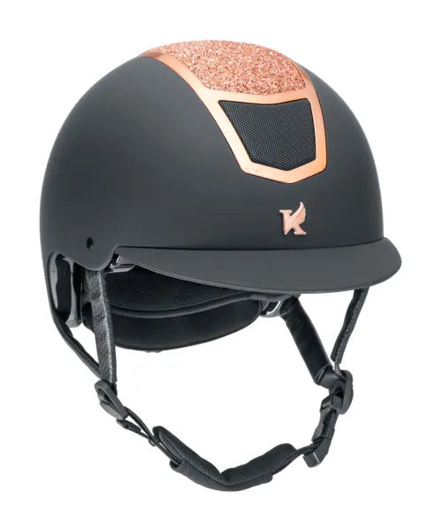 Karben Valentina Riding Hat Blk/Rose Gold