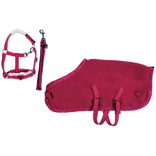 HKM Cuddle Pony Riding Starter Set: Red