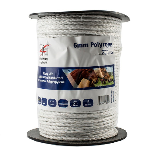 Fenceman: Polyrope 6mm x 200m