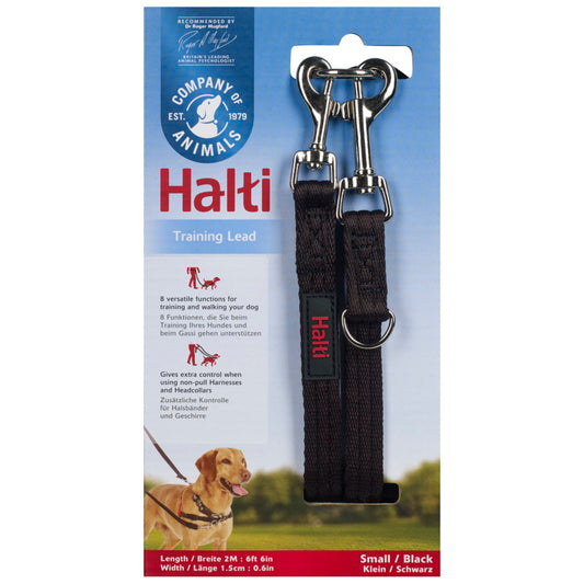 Halti: Training Lead Black Small 15mm x 2m