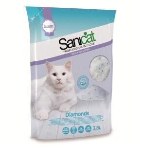 Sanicat: Diamonds Silica Gel Litter 3.8ltr