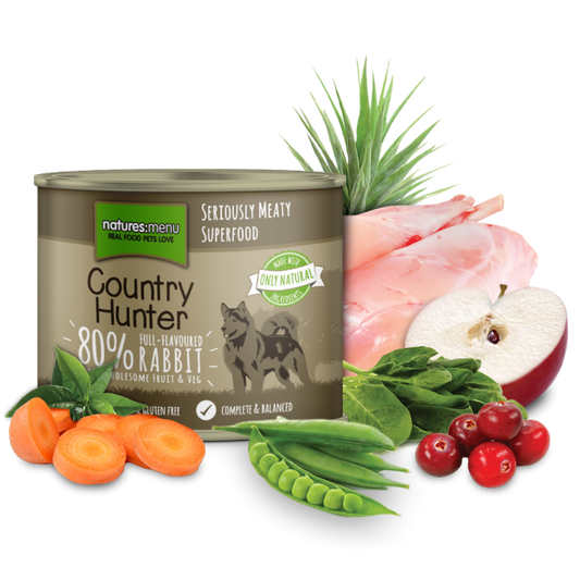 Natures Menu: C''Hunter Rabbit & Cranberry 600gm