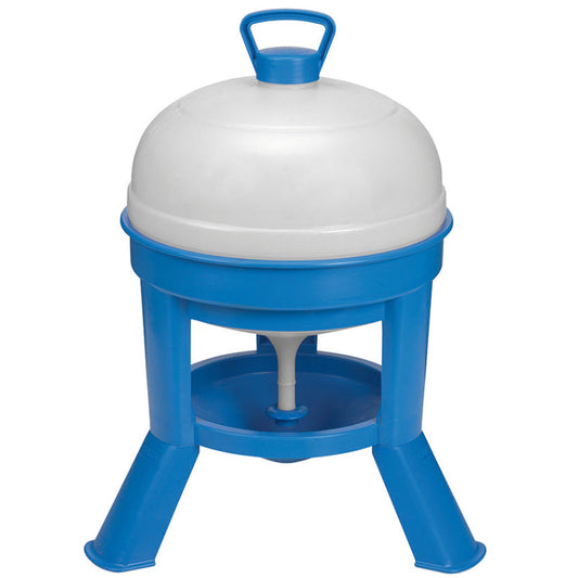 Agrihealth: Poultry Drinker + Legs Blue 20ltr