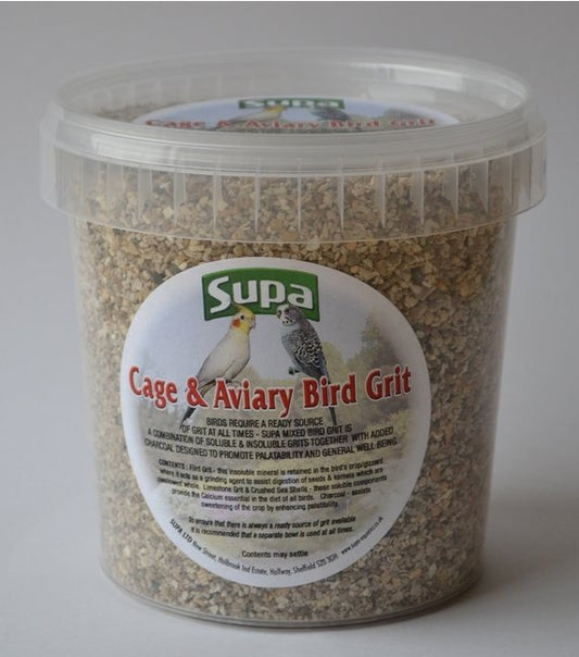Supa: Cage & Aviary Bird Grit Tub 1.62kg/1ltr