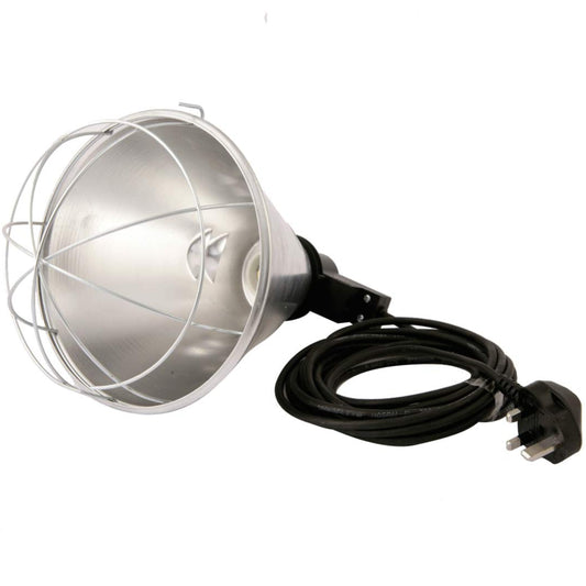 Fenceman: Heatlamp Holder With Reflector & 5m Cable