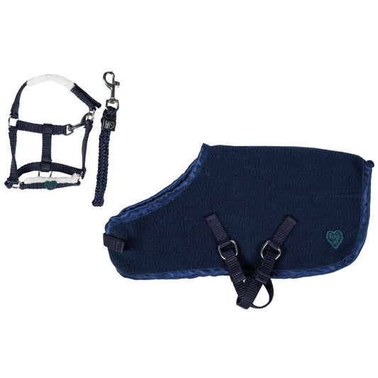 HKM Cuddle Pony Riding Starter Set: Blue