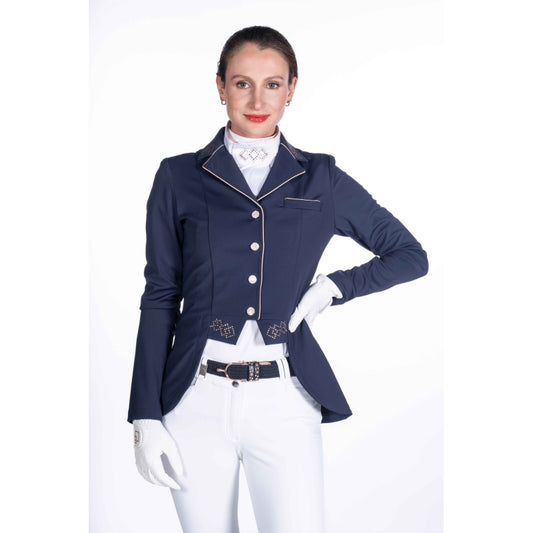 HKM Audrey Deep Blue Short Tail Jacket
