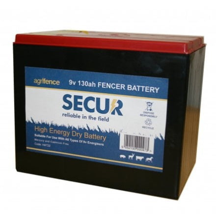 Agrifence: 9v 130Ah Dry Battery