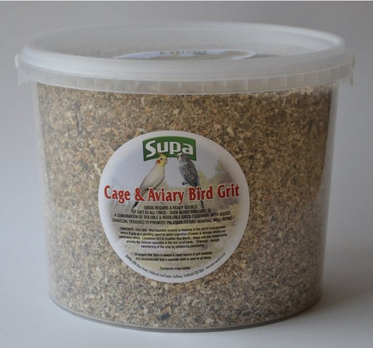 Supa: Cage & Aviary Bird Grit Tub 4.8kg/3ltr
