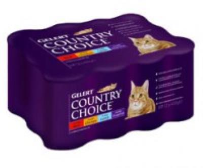 Gelert: Country Choice Cat Mixed Chunks In Jelly 12x400gm