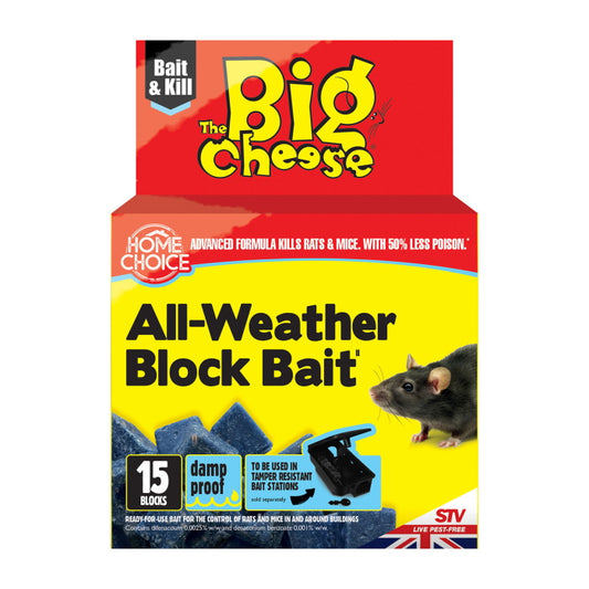 The Big Cheese: All Weather Block Bait II 15x10gm