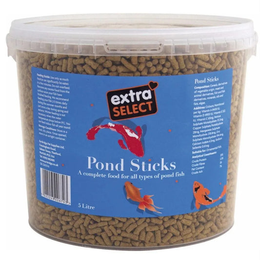 Extra Select: Natural Pond Sticks 5ltr