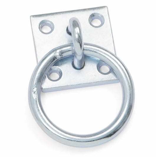 Tie Ring With Plate: Metal: Onesize