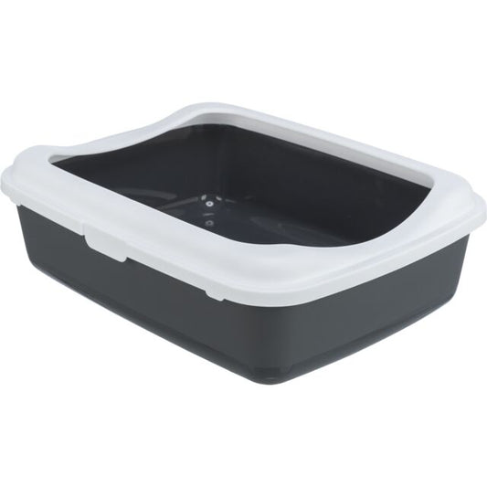 Trixie: Classic Litter Tray 37x15x47 Dark Grey/White