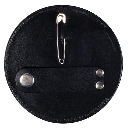 HKM Ida Leather Competition Number Bit Detail: Round