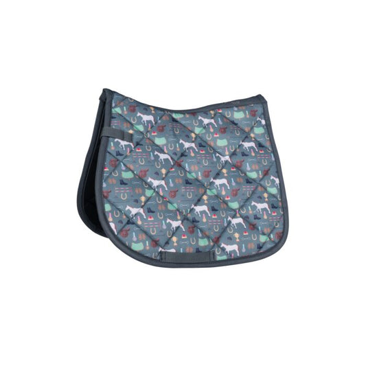 HKM Judy Saddle Cloth Horse Print: Pony