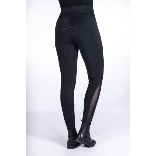 HKM Edinburgh Mesh Full Seat Riding Leggings Black