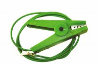 Henderson: Earth Lead On Green Croc Clip