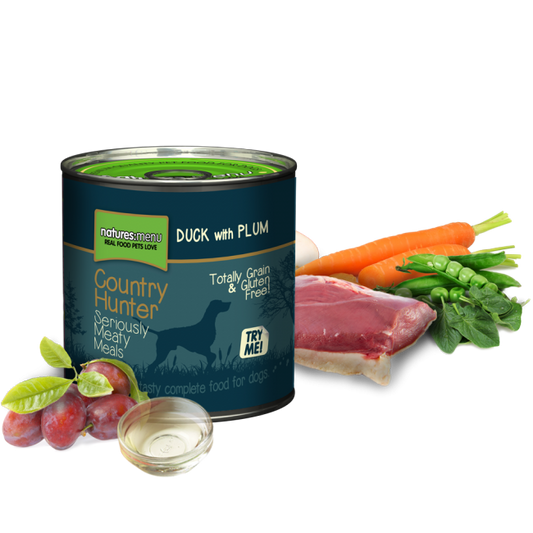 Natures Menu: C''Hunter Duck & Plum 600gm
