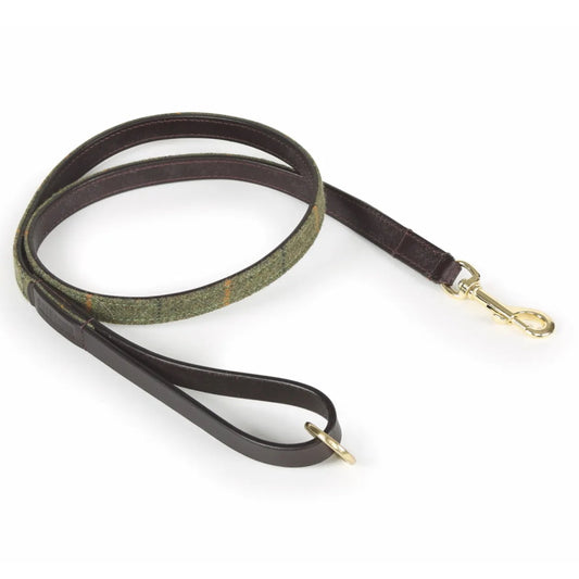 Digby & Fox Tweed Dog Lead R/Y/BCHK