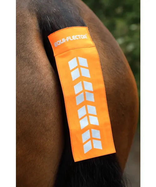 Equiflector Tail Strap: Orange