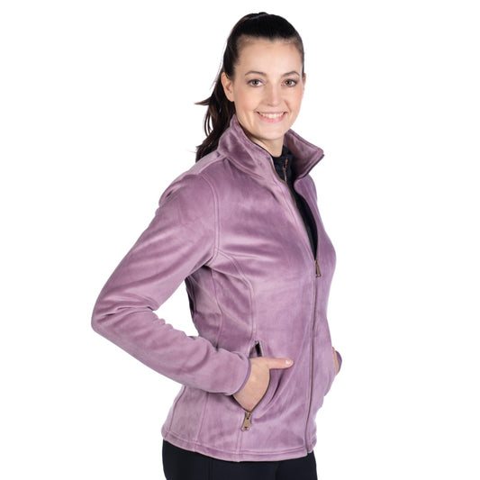 HKM Lena Plush Fleece Dk Lilac Jacket