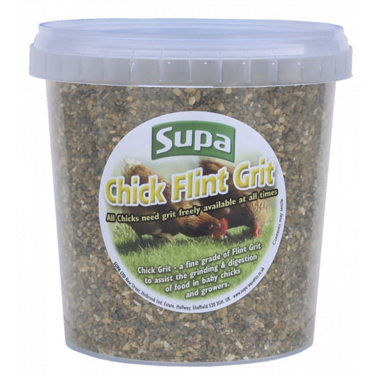 Supa: Chick Flint Grit Tub 1ltr