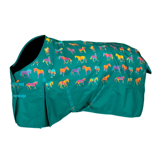 Bridleway Ontario 100g Turnout Rug Tealhorse