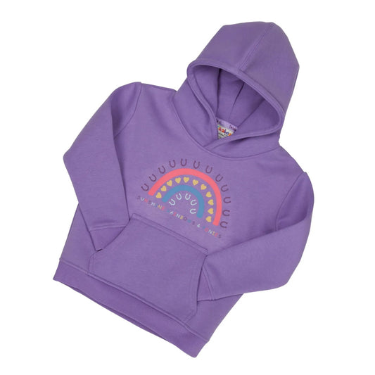 Tikaboo Hoodie Lilac Rainbow