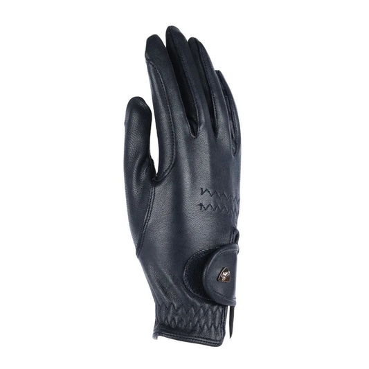 Aubrion Leather Riding Gloves Black
