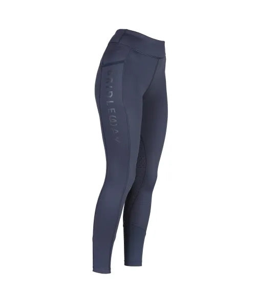 Bridleway Neve Young Rider Winter Riding Tights Navy