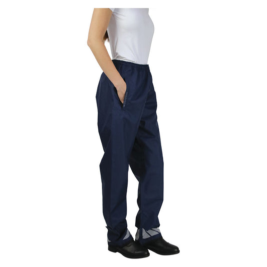 Hy Equestrian Waterproof Over Trousers Navy